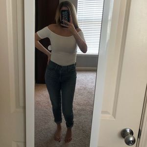 Lulu’s White Off The Shoulder Top